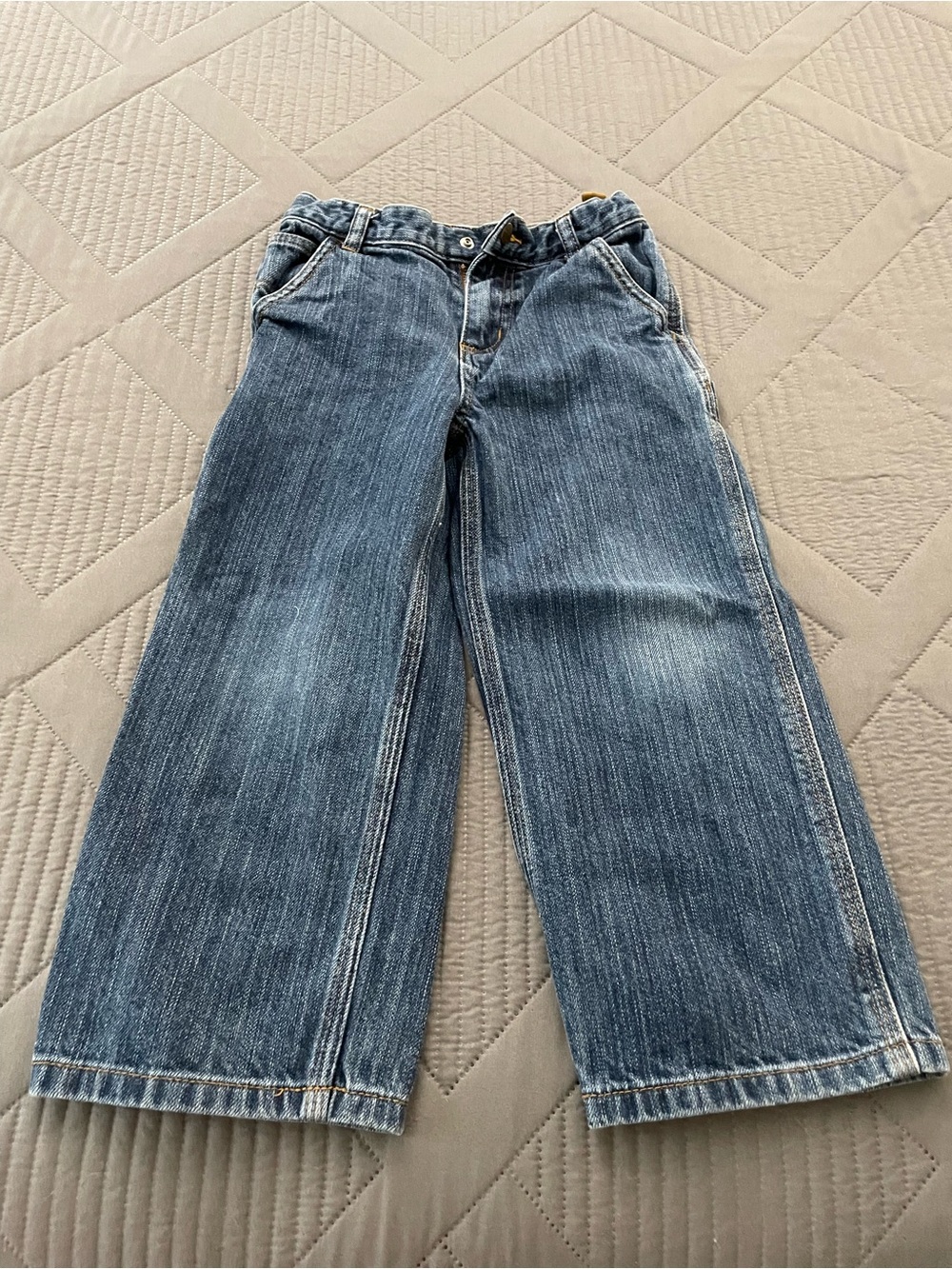 Carhartt Kids Wide-Leg Jeans in Blue Denim